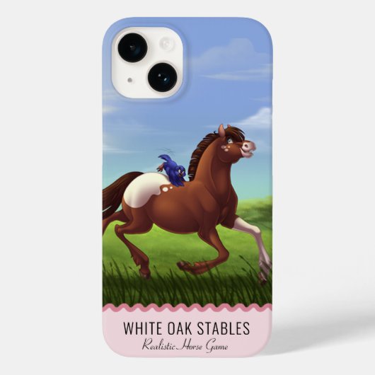 ギャロッピングアパルーサホース Case-Mate iPhoneケース (裏面)