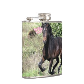 ギャロッピング栗の馬 フラスク (右)