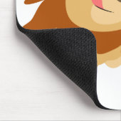 ギャロッピング漫画ライオンの口 マウスパッド (コーナー)