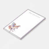 ギャロッピング馬とフローラリース ポストイット (アングル)