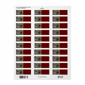 ギャロッピング馬カウボーイブーツホースシューズヒマワリ ラベル (フルシート)