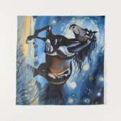 ギャロッピング馬 タペストリー (正面(横))