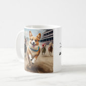 ギャロップが少ない、ウィグルが増える!コルギが皮を取る コーヒーマグカップ (正面左)