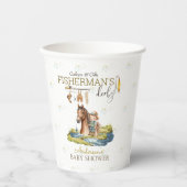ギャロップとギル釣り人ダービーベイビーシャワー 紙コップ (正面)
