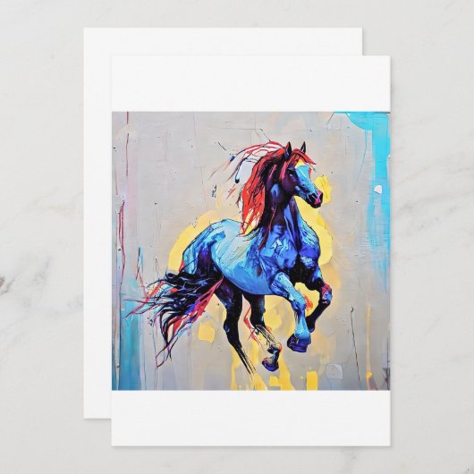 ギャロップ 招待状 (正面/裏面)