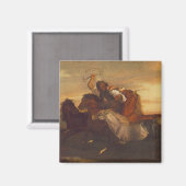 ギャロピンアウトロー（乗馬のカウボーイ） （馬） マグネット (正面/裏面)