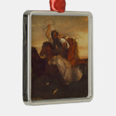 ギャロピンアウトロー（乗馬のカウボーイ） （馬） メタルオーナメント (右)