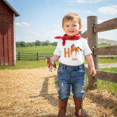 ギャロピンアルファベットアドベンチャーHは馬T用 トドラーTシャツ