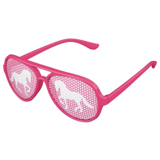 ギャロピンウマズキュートピンクウマライダーパーティー アビエーターサングラス (アングル)