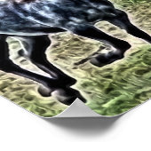 ギャロピンググレーの馬 ポスター (角)