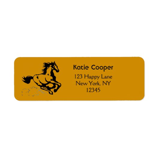 ギャロピングホースワイルドフリー ラベル (正面)