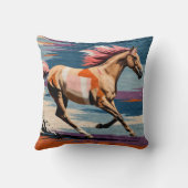 ギャロピングレース」手作り馬キリムクッション クッション (裏面)