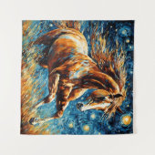 ギャロピンサレルホースタペストリー タペストリー (正面(横))