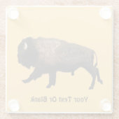 ギャロピンバイソン ガラスコースター (裏面)