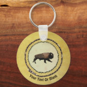 ギャロピンバイソン キーホルダー (正面)