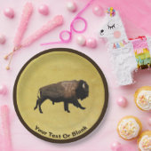 ギャロピンバイソン ペーパープレート (パーティー)