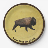 ギャロピンバイソン ペーパープレート (正面)