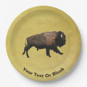 ギャロピンバイソン ペーパープレート (正面)