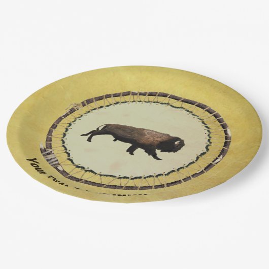 ギャロピンバイソン ペーパープレート (アングル)