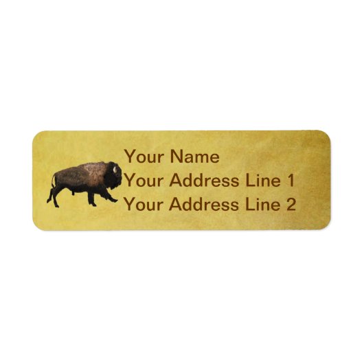 ギャロピンバイソン ラベル (正面)