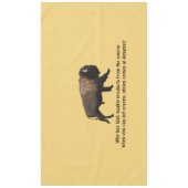 ギャロピンバイソン – 注意 テーブルクロス (正面)