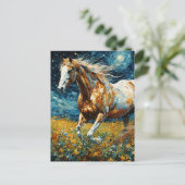 ギャロピンピントスタリオンバンゴッホ ポストカード (スタンド正面)