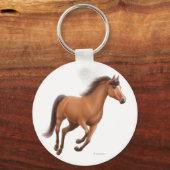 ギャロピンベイホースキーチェーン キーホルダー (正面)