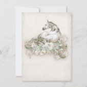 ギャロピンホワイトホース誕生日パーティーの招待 招待状 (裏面)