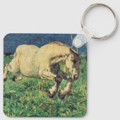 ギャロピンホースbyジョバンニ・セガンティニヴィンテージ・アート キーホルダー (裏面)