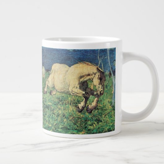 ギャロピンホースbyジョバンニ・セガンティニヴィンテージ・アート ジャンボコーヒーマグカップ (右)