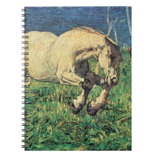 ギャロピンホースbyジョバンニ・セガンティニヴィンテージ・アート ノートブック (正面)