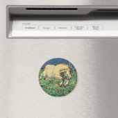 ギャロピンホースbyジョバンニ・セガンティニヴィンテージ・アート マグネット (インサイチュ (食洗機))