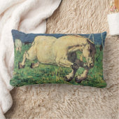 ギャロピンホースbyジョバンニ・セガンティニヴィンテージ・アート ランバークッション (ブランケット)