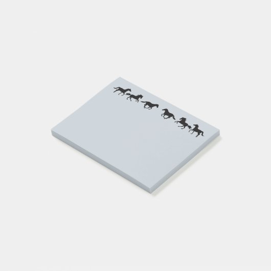 ギャロピンランニンググの馬の農場の動物グラフィックアート ポストイット (アングル)