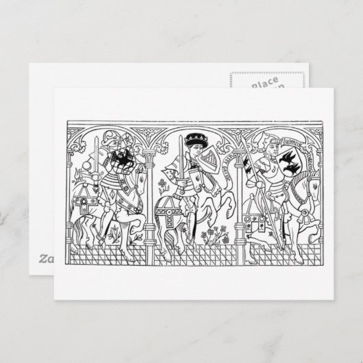 ギャロピン騎士はがき ポストカード (正面/裏面)