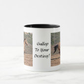 ギャロピ感動的ング馬コーヒーマグ マグカップ (中央)
