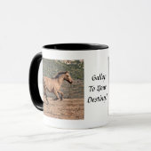 ギャロピ感動的ング馬コーヒーマグ マグカップ (正面左)