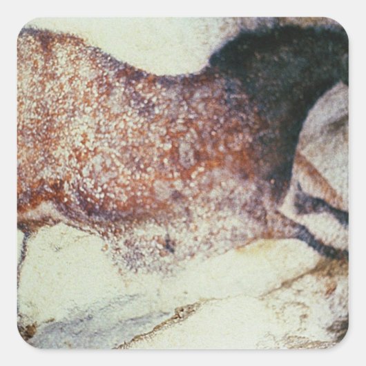 ギャロ絵画ピング馬のロック、紀元前17000年 スクエアシール (正面)