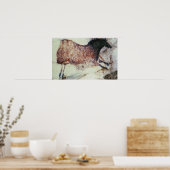 ギャロ絵画ピング馬のロック、紀元前17000年 ポスター (キッチン)