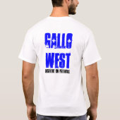 ギャロ・ウェスト Tシャツ (裏面)