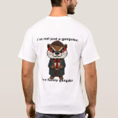 ギャングおもしろいスター漫画 Tシャツ (裏面)