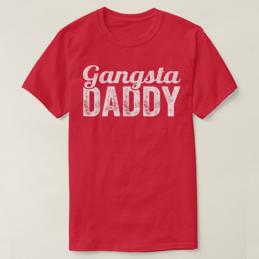 ギャングおもしろいダディと父の日 Tシャツ (デザイン正面)