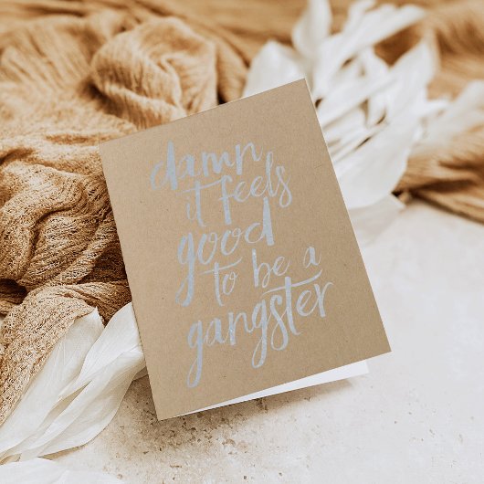 ギャングになるのが良い | シルバー 箔カード