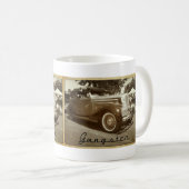 ギャングのマフィアのギャングのロウライダーの爆弾車のマグ コーヒーマグカップ (正面右)