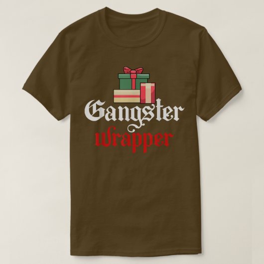 ギャングのラッパおもしろいークリスマスプン Tシャツ (デザイン正面)