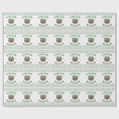 ギャングのラッパーのクリスマス醜いセーター ラッピングペーパー (フラット)