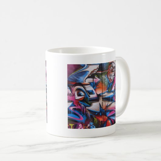 ギャングのラッパー都市グラフィティ通りアート コーヒーマグカップ (正面右)