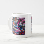 ギャングのラッパー都市グラフィティ通りアート コーヒーマグカップ (正面左)