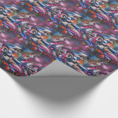 ギャングのラッパー都市グラフィティ通りアート ラッピングペーパー (角)