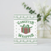 ギャングのラッパー醜いセーター ポストカード (スタンド正面)